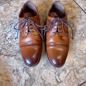 Classic Brown Leather Dress Shoes